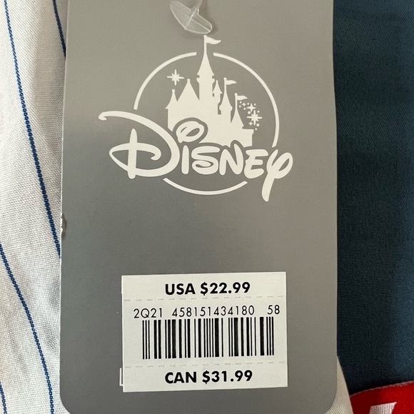 Disney White Button Down Shirt with Racing Theme - Picture 4 of 4